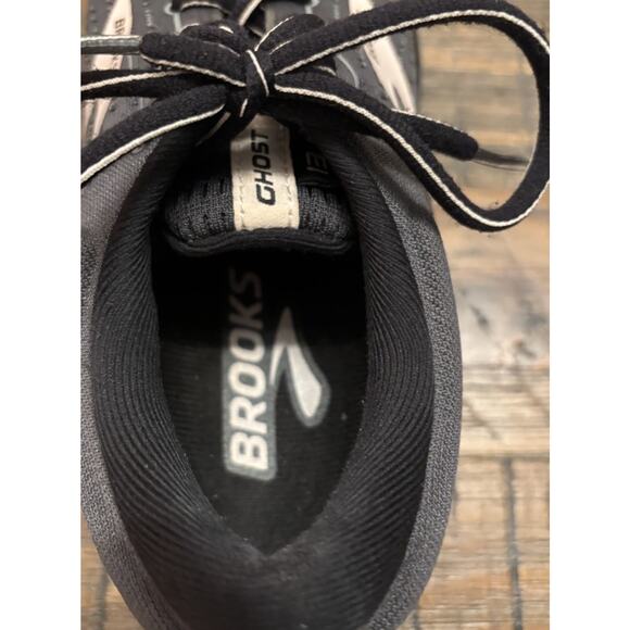 Brooks Ghost 13 Womens Size 8 Running Shoe Black Pearl Hushed Violet Medium - Picture 5 of 8